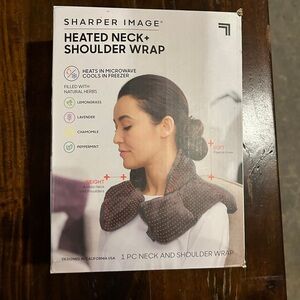 Sharper Image Heated Neck and Shoulder Wrap